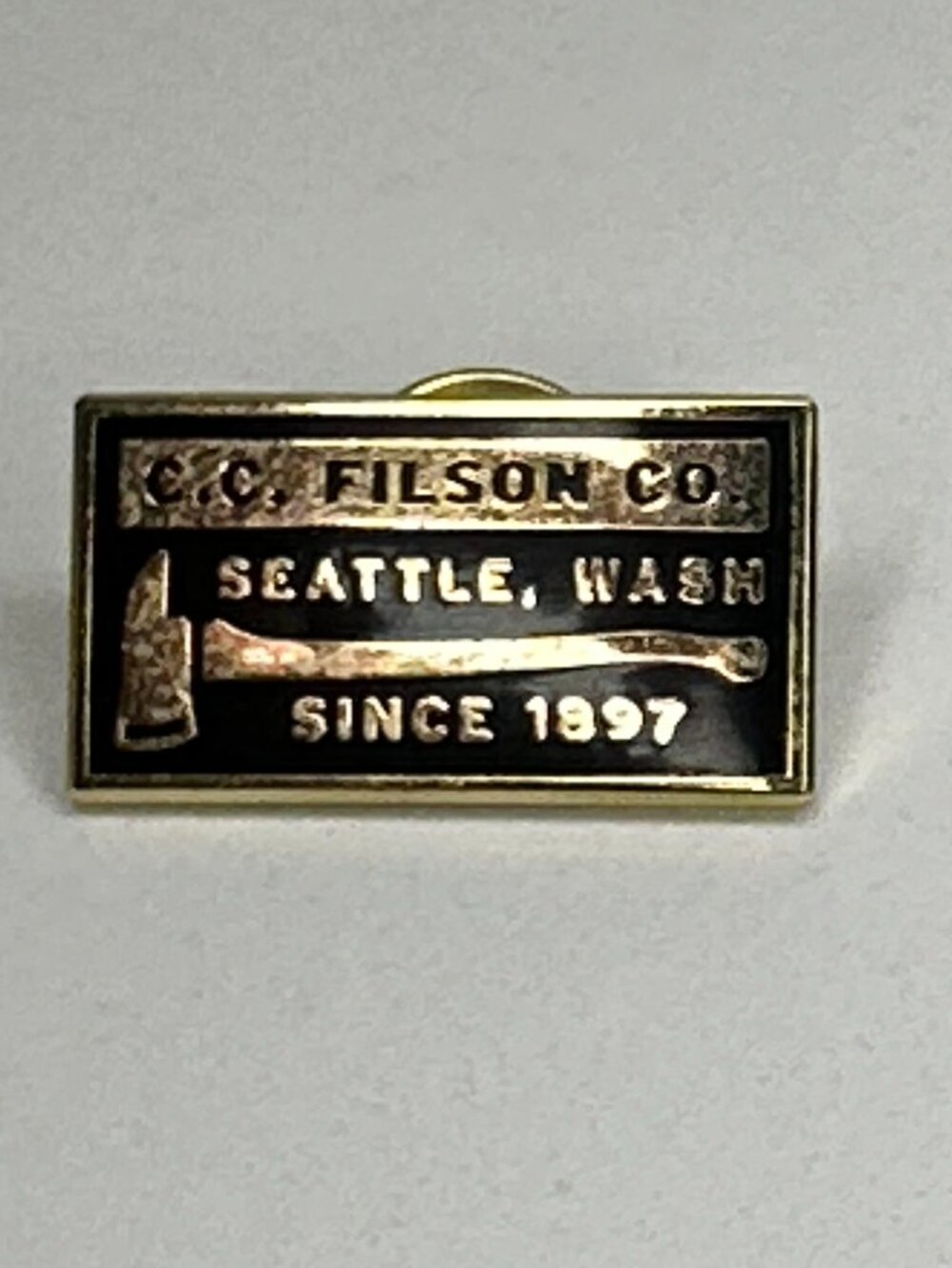 Filson Seattle Heritage Axe Logo Enamel Lapel Pin